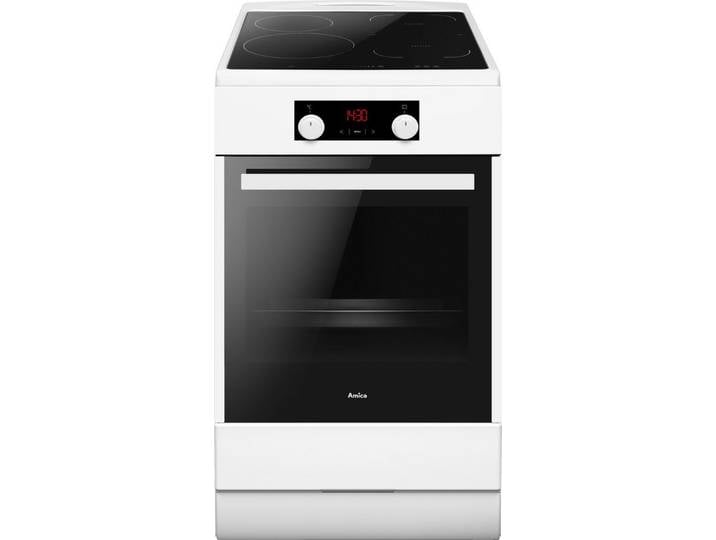 Amica Induktions-Standherd SHI 905 150, mit Teleskopauszug nachrüstbar, Steam Clean, Komfortables Kochen und Backen mit moderner und einfacher Handhabung