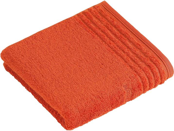 Handtuch VOSSEN Vienna Style Supersoft , fiesta, B:50cm L:100cm, Webfrottier, Baumwolle, Handtücher, Handtuch, Supersoft Baumwolle