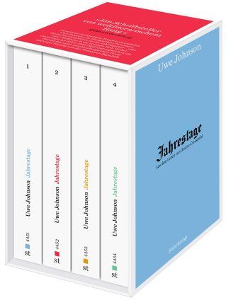 Uwe Johnson - Jahrestage 1-4: Aus dem Leben von Gesine Cresspahl (suhrkamp taschenbuch) - Preis vom 07.10.2026 11:45:10 h