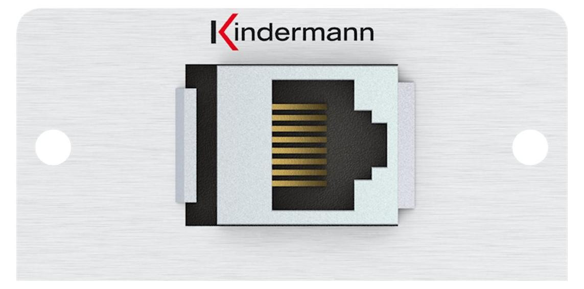 Kindermann Konnect 50 aluminium halve adapterplaat