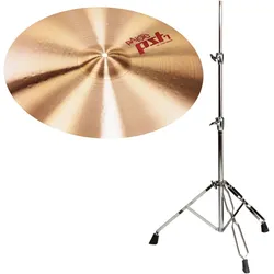 Paiste PST 7 18" Thin Crash + Beckenständer Set