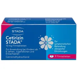 CETIRIZIN STADA 10 mg Filmtabletten 7 St