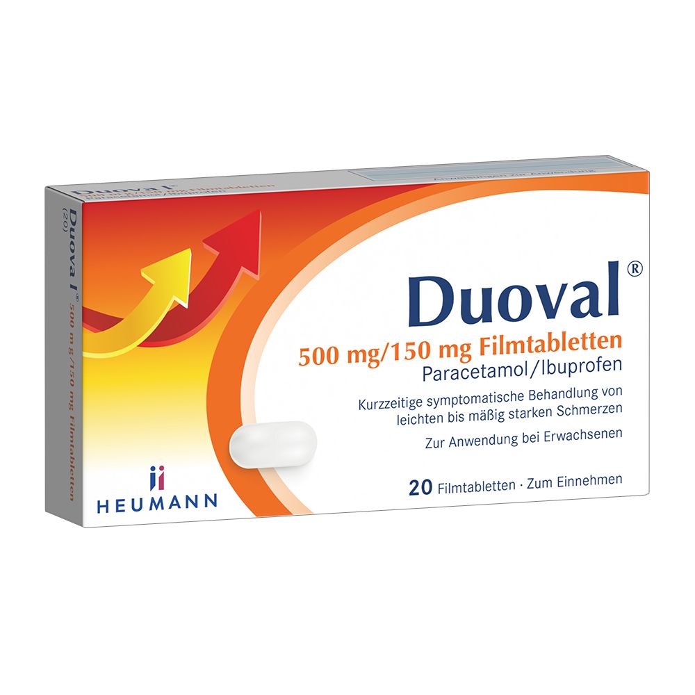 Duoval 500 mg/150 mg Filmtabletten 20 St