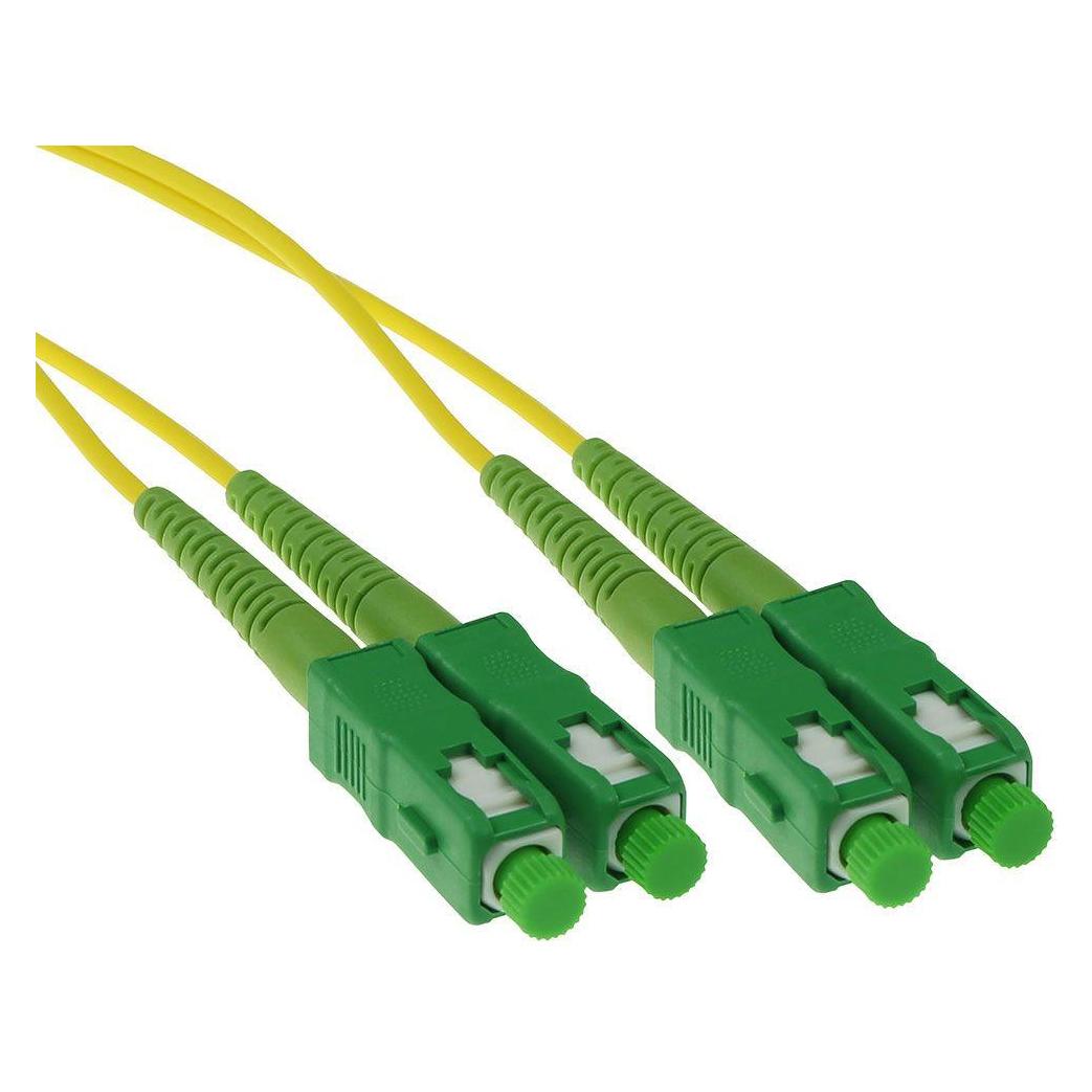 ACT 2 meter LSZH Singlemode 9/125 OS2 fiber patch cable duplex with SC/APC connectors (2 m) (RL1602)