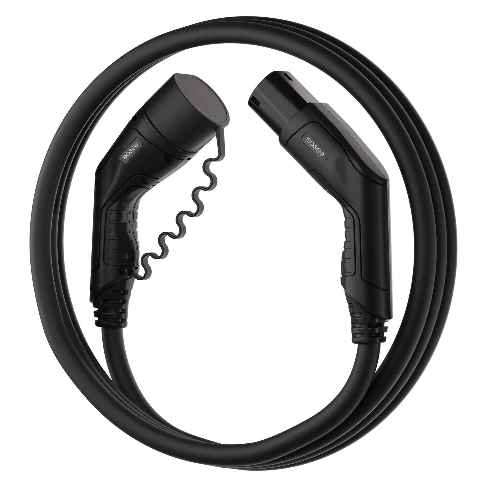 Easee Ladekabel Type 2 (Typ 2, 22 kW, 32 A, 4 m) (90200)