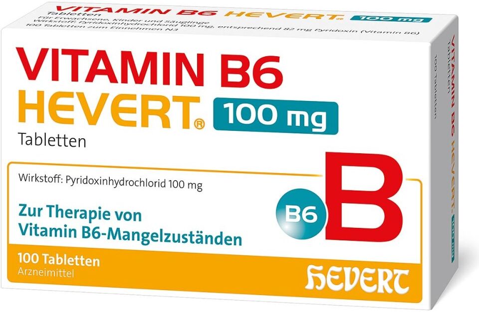 Vitamin B6 Hevert 100 mg Tabletten