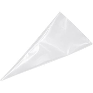 Decocino Spritzbeutel gerollt, Einweg, aus Kunststoff, transparent, 50 cm, 20 Stück