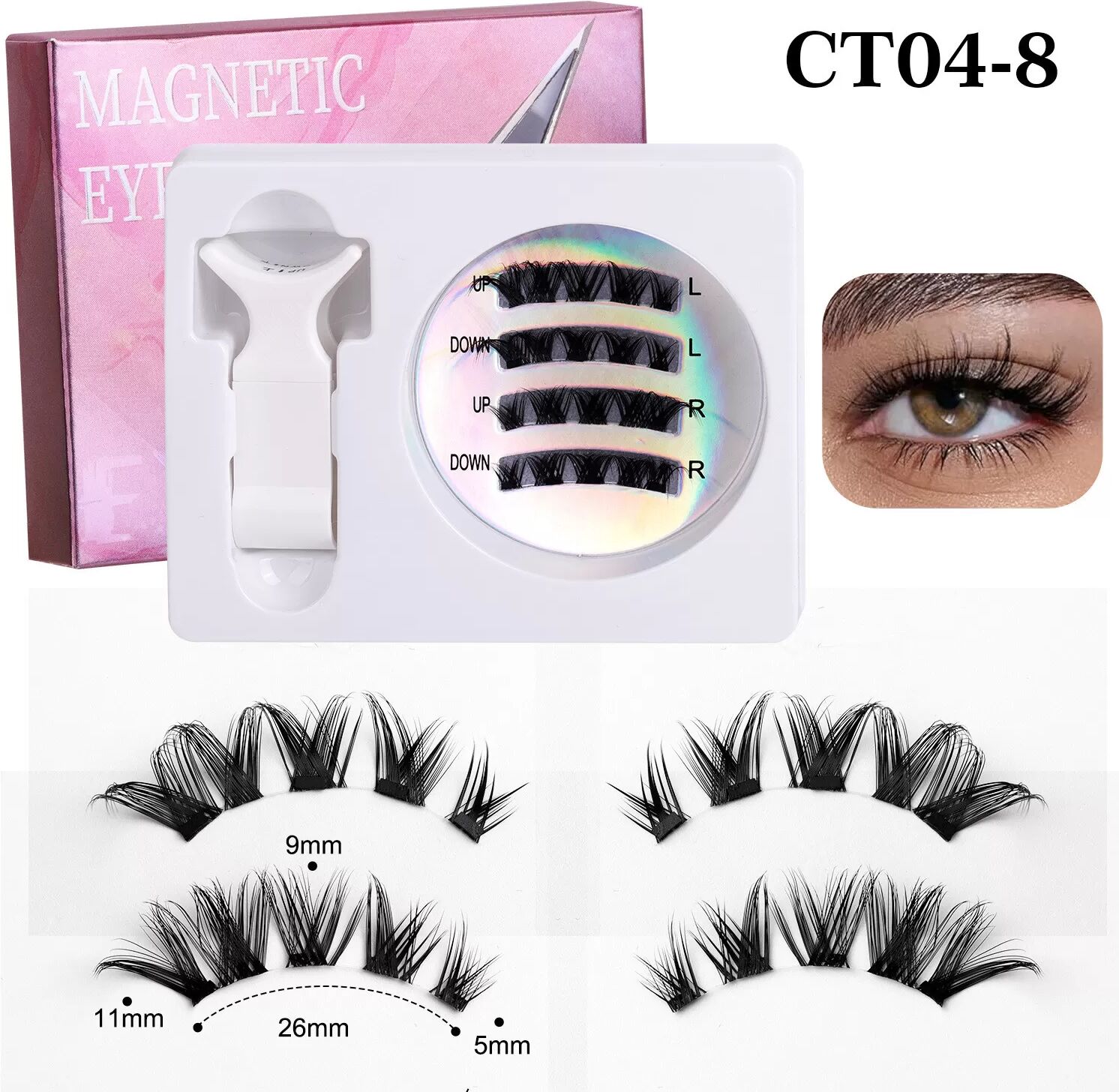 INF Magnetische Wimpern - CT04-8