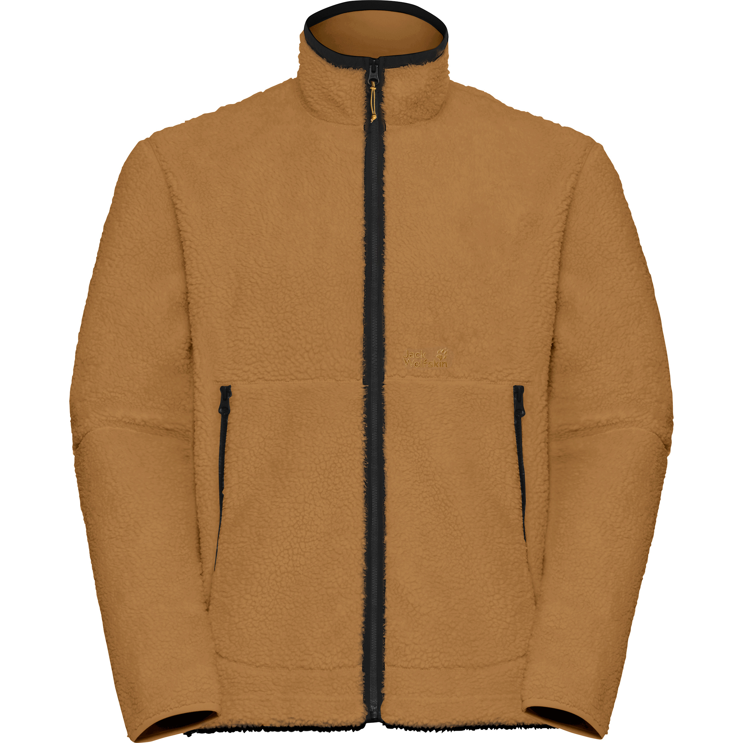 Jack Wolfskin Stone Lite Herren Fleecejacke braun Größe L Lifestyle Atmungsaktiv
