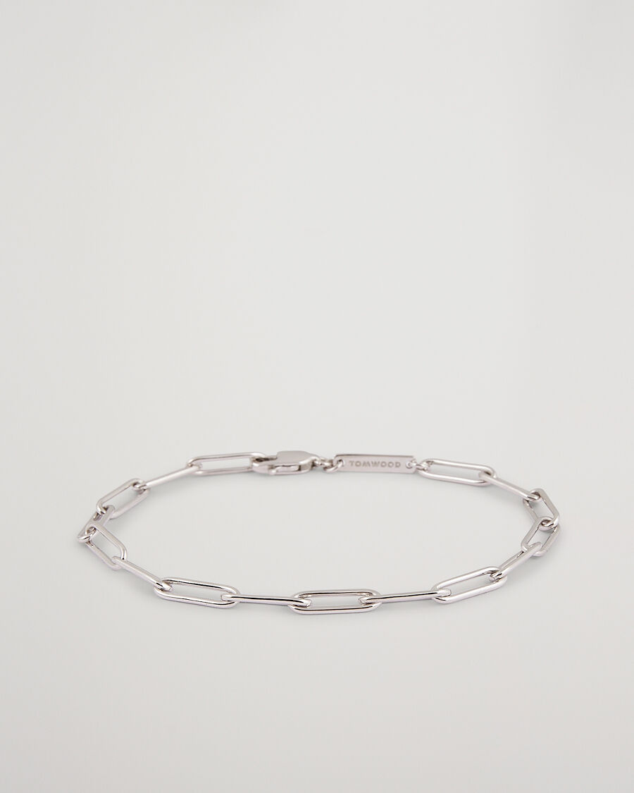 Tom Wood Box Bracelet Silver men 18cm Sølv