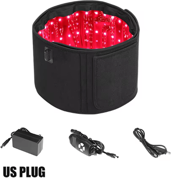 Inspire Essentials Red And Infrared Light Therapy Belt LED Slimming Waist And Body Heat Pad black