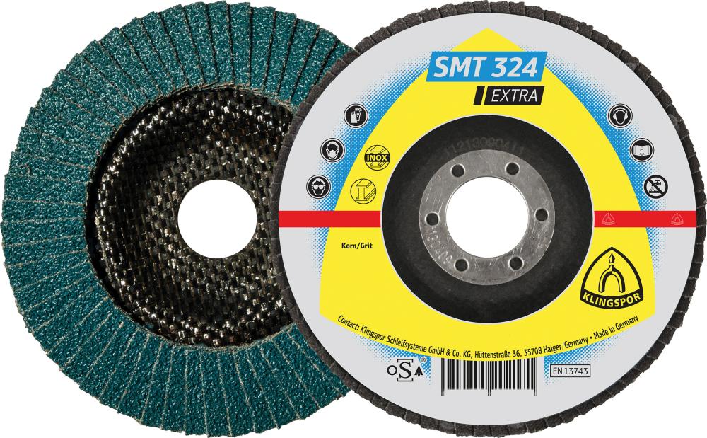 KLINGSPOR Fächerschleifscheibe SMT 324 Extra