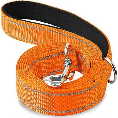 Uplifted Finds Reflective Multi Length Training & Walking Leash orange 2.5 X 120 Cm