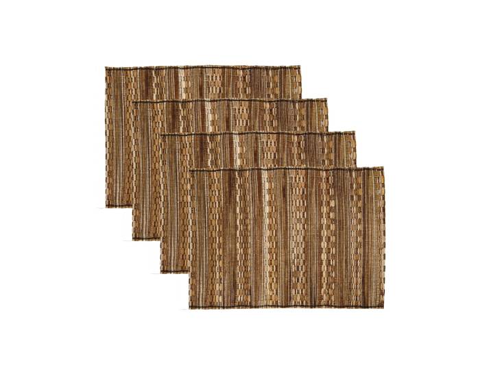 House Doctor Set de table Pivo 35x48 cm Lot de 4 Nature