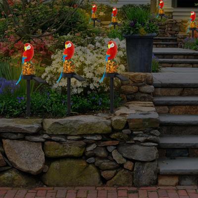 All Categories Goods Parrot Light Outdoor Solar Power LED, Waterproof Landscape Lamp For Garden Yard Decor red