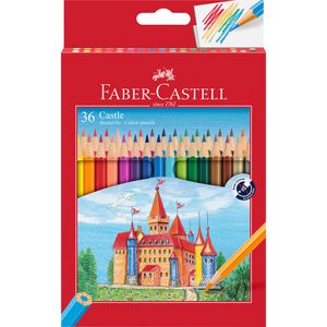 Faber-Castell Buntstifte Classic, 120136, farbig sortiert, 36 Stück