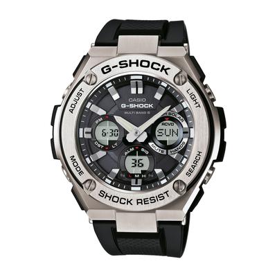 Funkchronograph CASIO G-SHOCK, schwarz, Armbanduhren, Herren, Armbanduhr, Herrenuhr, analog, digital, automatischer Kalender