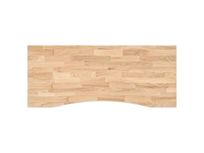 Favemtsl Schreibtischplatte Massivholz Eiche Unbehandelt 120x60x2,5 cm Vielseitige Tischplatte aus reinem Eichenholz für Ihr Homeoffice oder Arbeitszimmer zur individuellen Gestaltung.