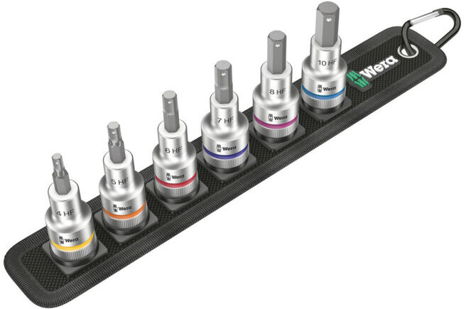 Wera Belt C 2 Jeu de douille-embouts Zyklop 1/2