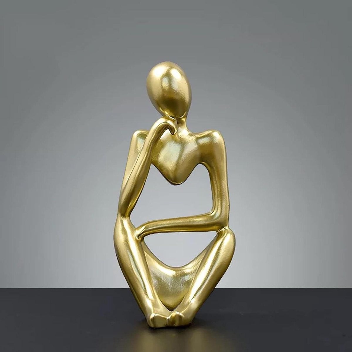 Abstract Beeldhouwwerk Hars Ornament voor Huisdecoratie Handgemaakt