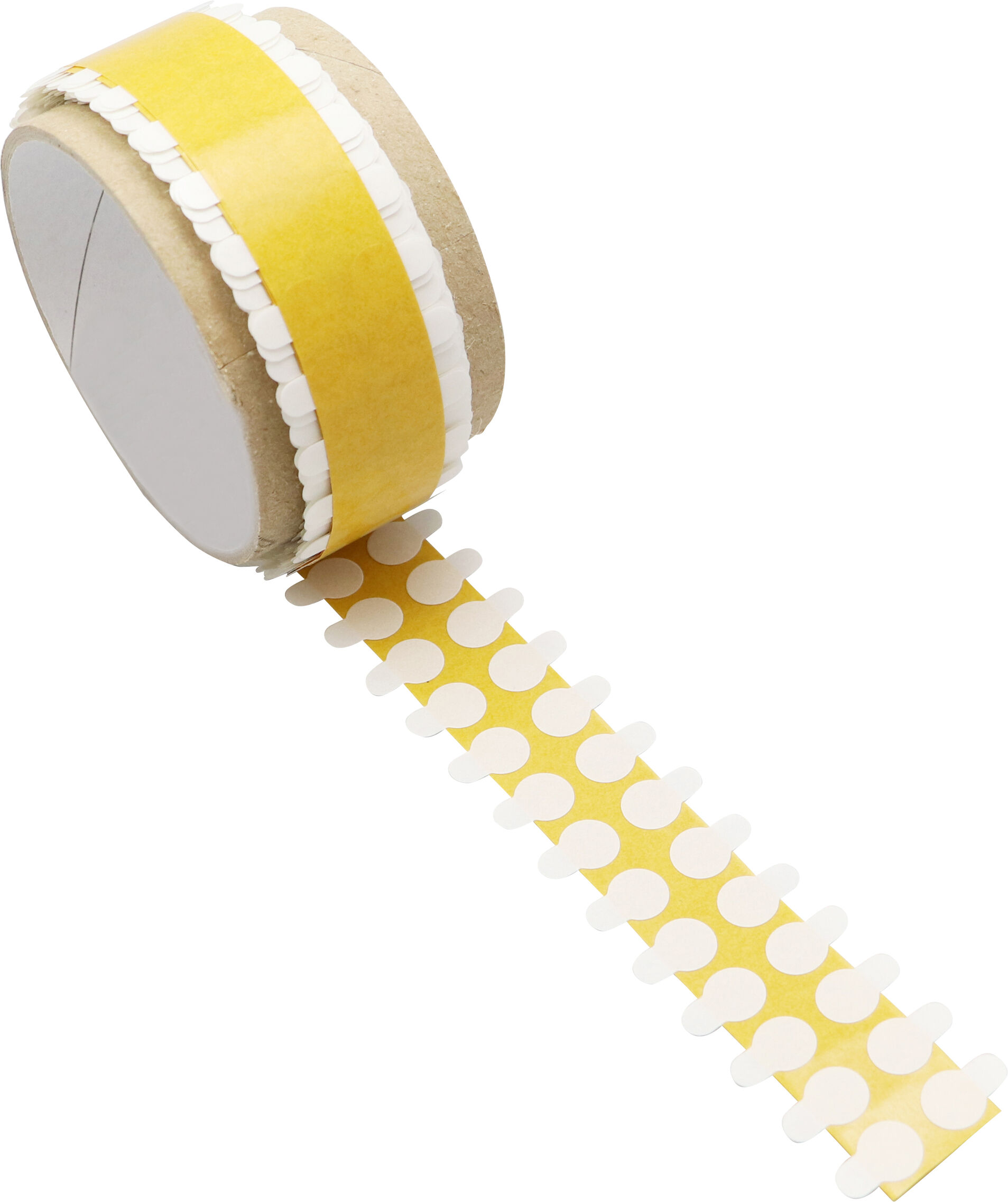 SPRINTIS Pastilles adhésives double face en PET, adhérence forte/forte 10 mm   1.000 Unités, transparent