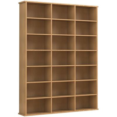 Holz CD DVD Standregal Bücherregal Regal Megosa M