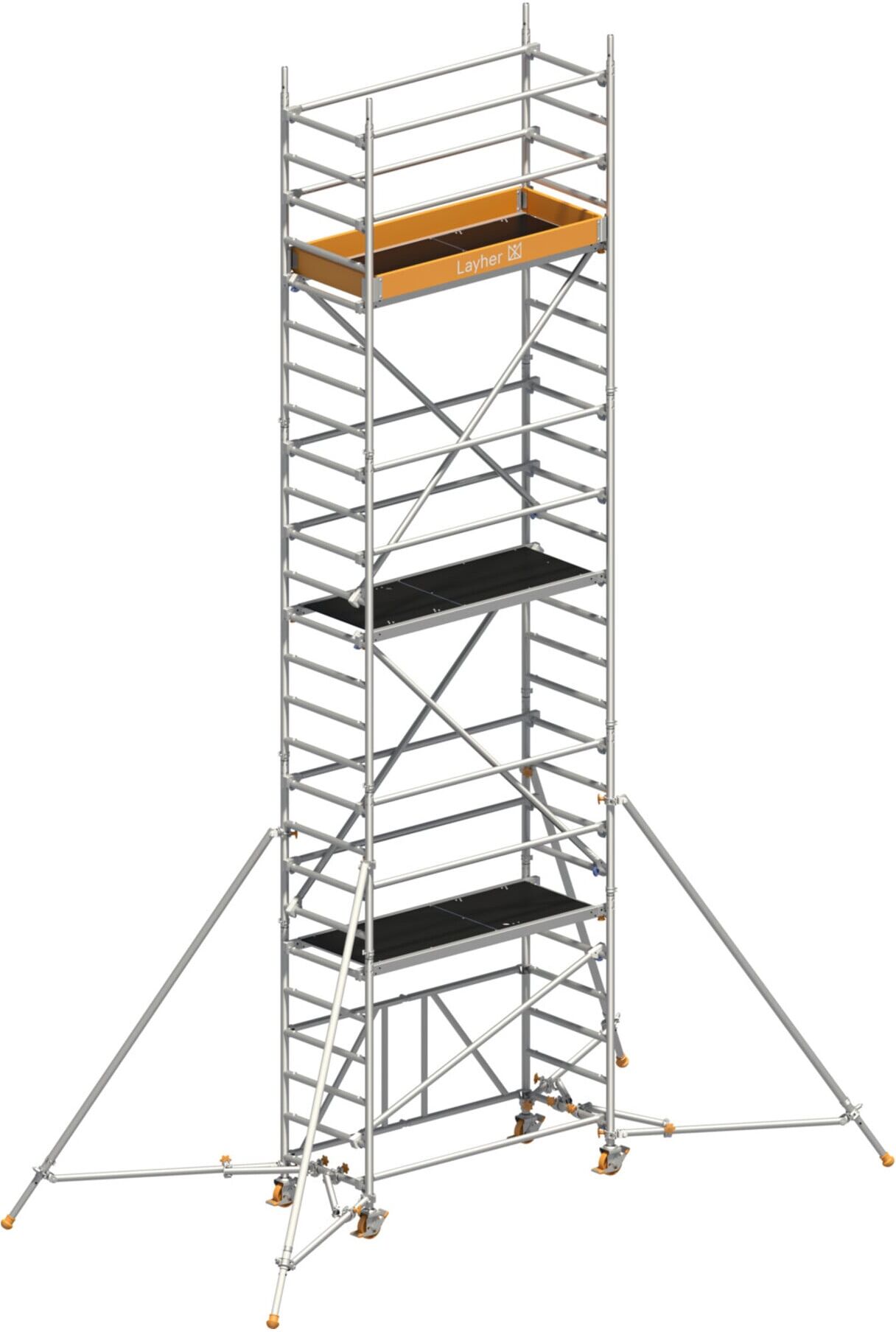Layher Fahrgerüst Zifa P2 5,61 m Arbeitshöhe 7,61 m (1406236)