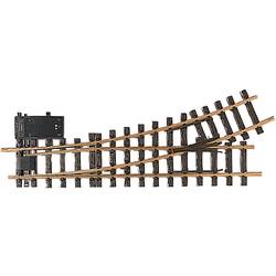 16150 G LGB Gleis Weiche, elektrisch, links 440 mm 22.5 ° 1243 mm 1 St.