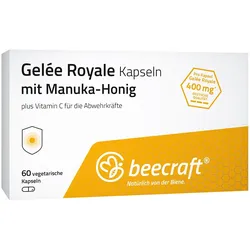 BEECRAFT Gelee Royale Kapseln mit Manuka-Honig 60 St