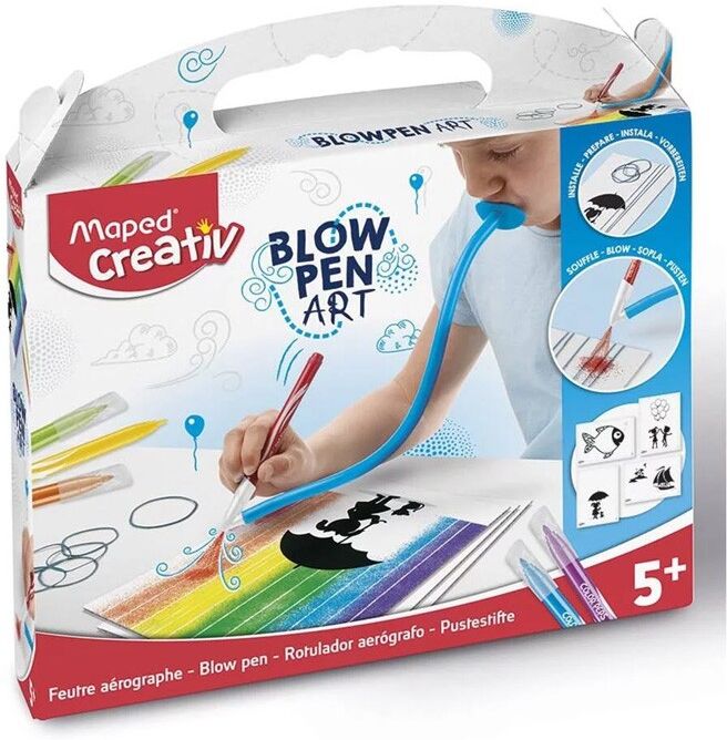 Kit feutre aérographe BLOW PEN Fil'Art 22 pcs - Maped Creativ