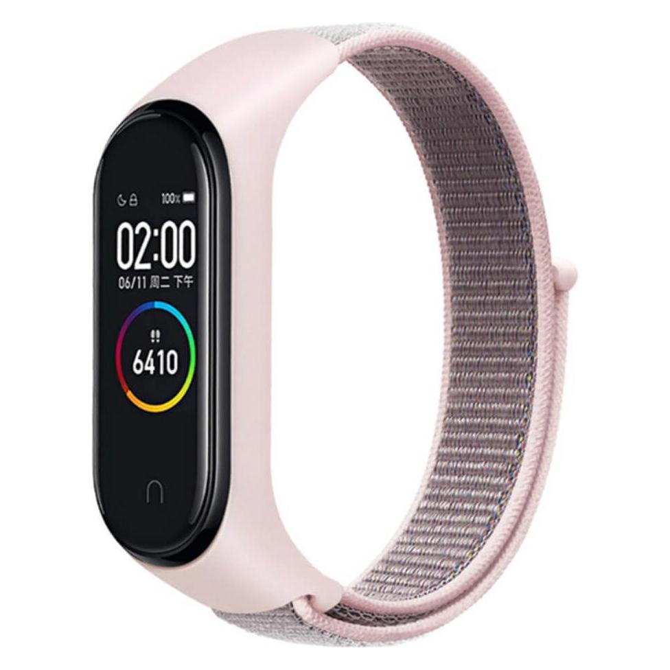 Cover-Discount Xiaomi Mi Band - Nylon Armband Klettverschluss rosa (Nylon) (680604501A)