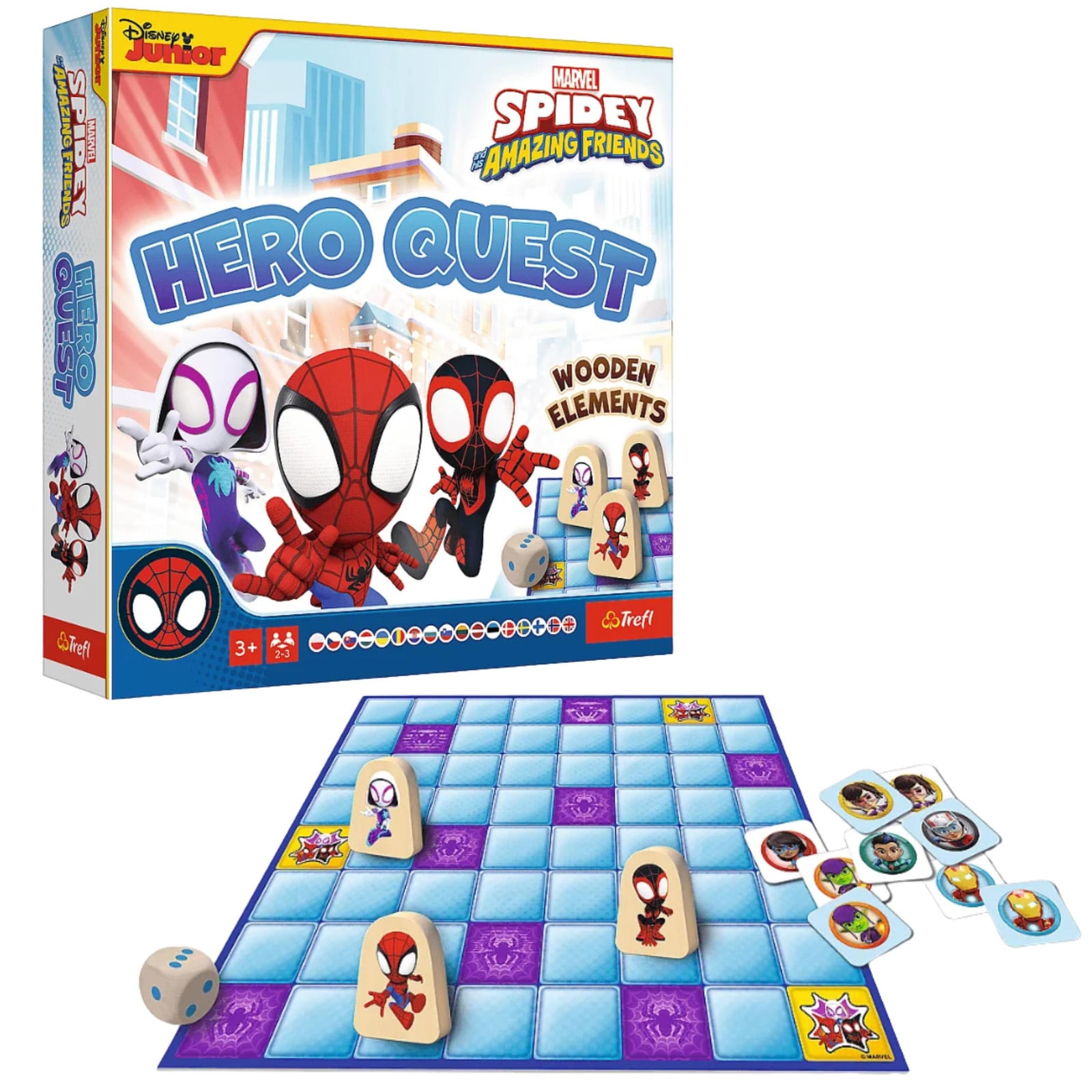 Trefl Hero Quest Spidey Spider-man bordspel 02436
