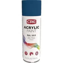 CRC Farbschutzlackspray ACRYLIC PAINT enzianblau glänzend RAL 5010 400 ml Spraydose - 31068-AA