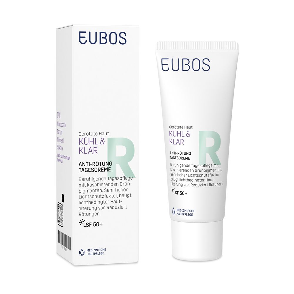 Eubos Kühl & Klar Anti-Rötung Tagescreme LSF 50+ 40 ml