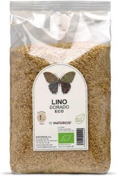 Naturcid Organic Golden Flax Seeds 500 gr