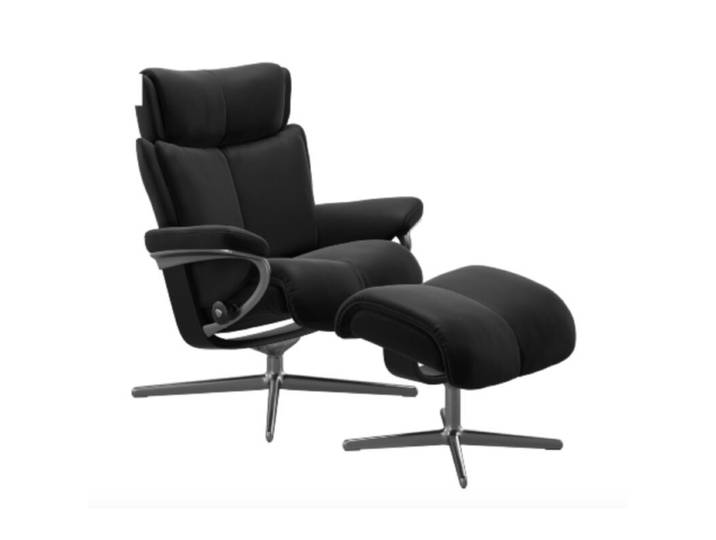 Stressless Magic M Cross Sessel wahlweise mit Hocker - Buche Hol