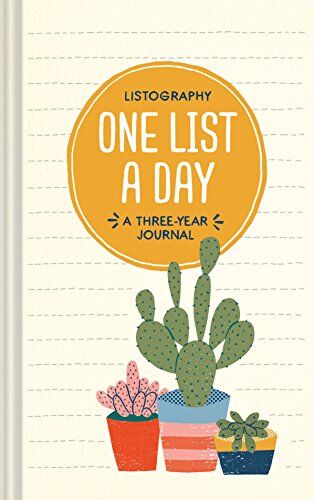 Lisa Nola - Listography: One List a Day: A Three-Year Journal - Preis vom 15.10.2026 23:06:25 h