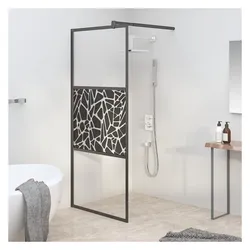 vidaXL, Duschkabine + Duschwand, Radorilla (Glas und Stein) (90 cm, 90 cm, 195 cm)