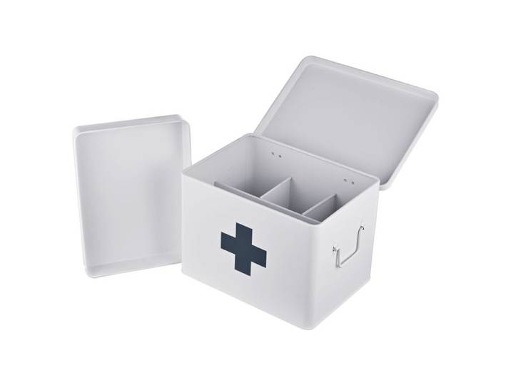 Relaxdays Medizinbox aus Metall