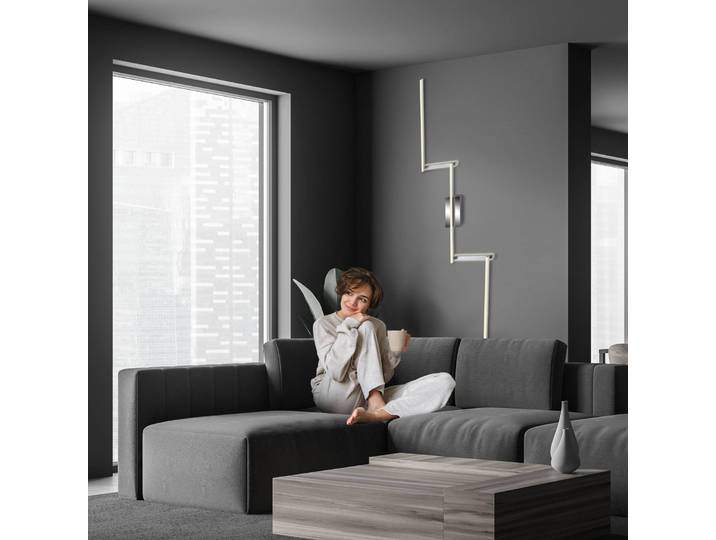 Briloner LED Deckenlampe Staff, chrom / silber, für Wohn- / Esszimmer, Metall, Modern, LED Deckenleuchte