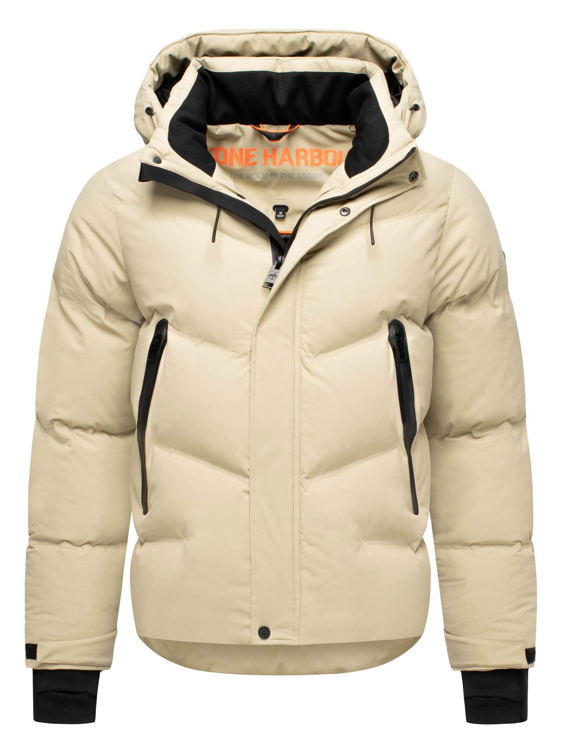 Stone Harbour Herren Winterjacke Livianoo mit abnehmbarer Kapuze & Fleece-Taschen