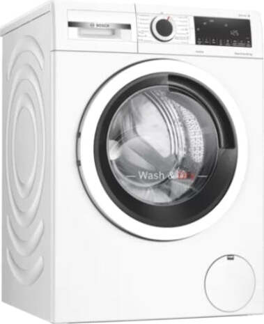 Bosch Serie 4 WNA13400BY, Frontlader, Freistehend, Weiß, Links, Schwarz, Weiß, Schwarz