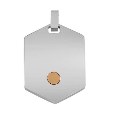 Anhänger mit Gravur AKZENT "Helin, hautverträglich", silber (silberfarbig), Schmuckanhänger, Damen, Edelstahl