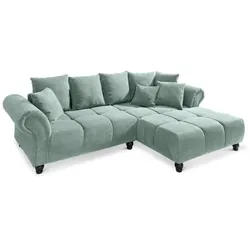 filippo Ecksofa Marta Cord Grün Mint