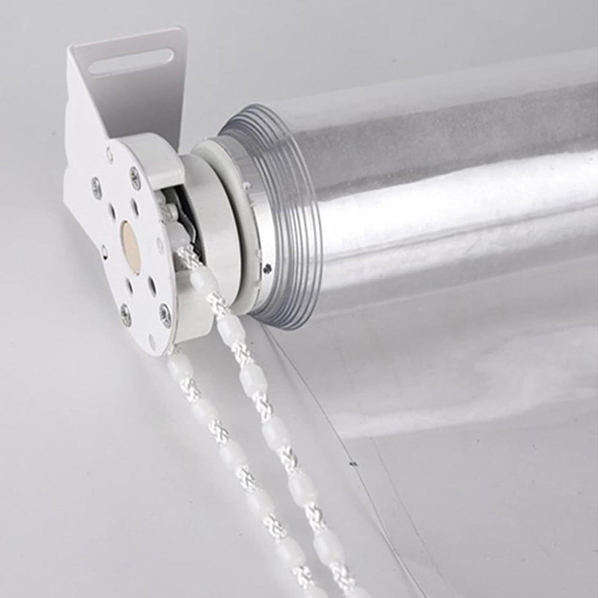 Waterdichte Rolgordijnen Transparante Jaloezieën voor Buiten Bescherming Scheurbestendig PVC Transparant B/D/H: 130 x 140 cm