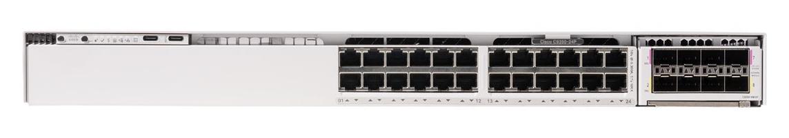 Cisco Catalyst C9350-24P, Managed, L3, Vollduplex, Power over Ethernet (PoE), Rack-Einbau, 1U