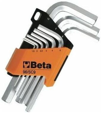 Set chiavi maschio esagonale Beta 96/SC (espositore da 10 blister) Cro