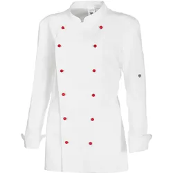 Damen Kochjacke "1542-400" Gourmet - 46 - Weiß