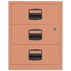 Rollcontainer PFA | 3 Universalschubladen - 658 coral