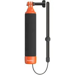 SmallRig 6152 Floating Grip for Action Cameras, Action Cam Zubehör, Orange, Schwarz